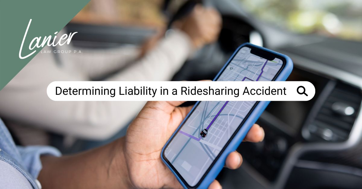 Determining Liability in a Ridesharing Accident